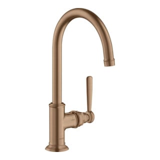 hansgrohe Waschtisch-Einhebelmischer 210 Axor Montreux A 175mm, unver Abl.garn, brush. r gol