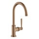 hansgrohe Waschtisch-Einhebelmischer 210 Axor Montreux A 175mm, unver Abl.garn, brush. r gol-1