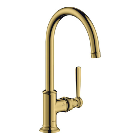 hansgrohe Waschtisch-Einhebelmischer 210 Axor Montreux A 175mm, unver Abl.garn, pol. gol opt