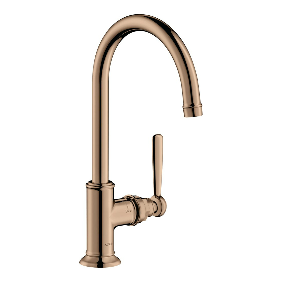 hansgrohe Waschtisch-Einhebelmischer 210 Axor Montreux A 175mm, unver Abl.garn, pol. r gol