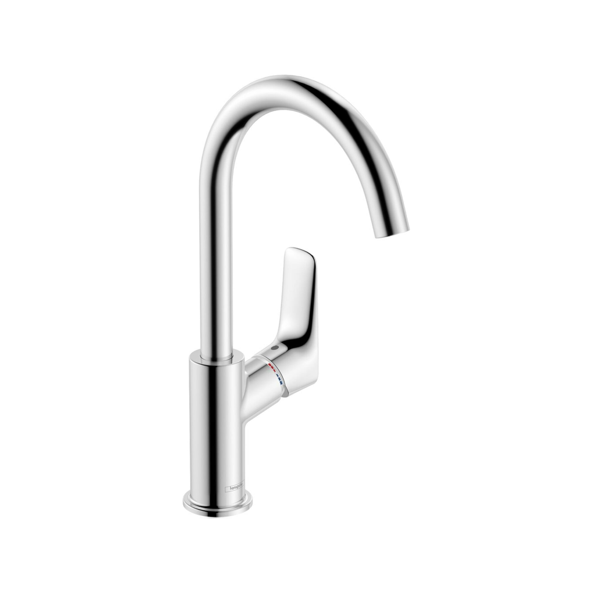hansgrohe Waschtisch-Einhebelmischer 210 Logis m Zugst.Abl.Gar., m Schwenkausl., chrom