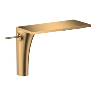 hansgrohe Waschtisch-Einhebelmischer 220 Axor Massaud A 200mm, unver Abl.garn, brush. br
