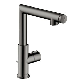 hansgrohe Waschtisch-Einhebelmischer 220 Axor Uno Sel. A 160mm, m Zugst.Abl.Gar., pol. bla vc