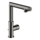 hansgrohe Waschtisch-Einhebelmischer 220 Axor Uno Sel. A 160mm, m Zugst.Abl.Gar., pol. bla vc-1