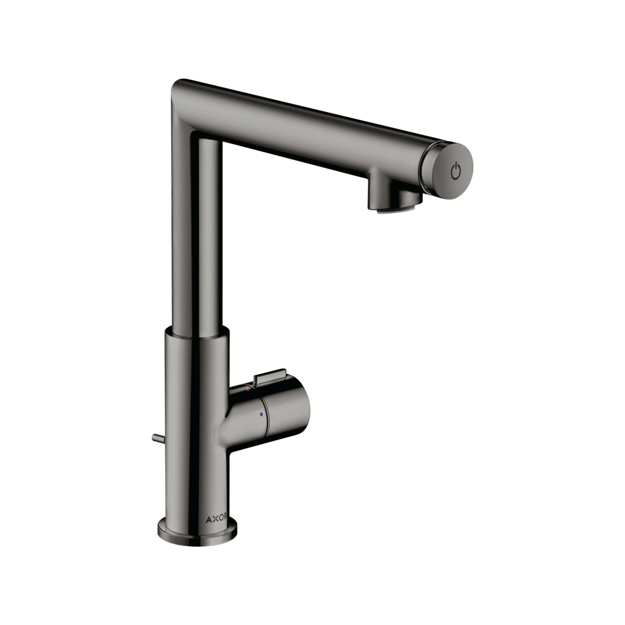 hansgrohe Waschtisch-Einhebelmischer 220 Axor Uno Sel. A 160mm, m Zugst.Abl.Gar., pol. bla vc