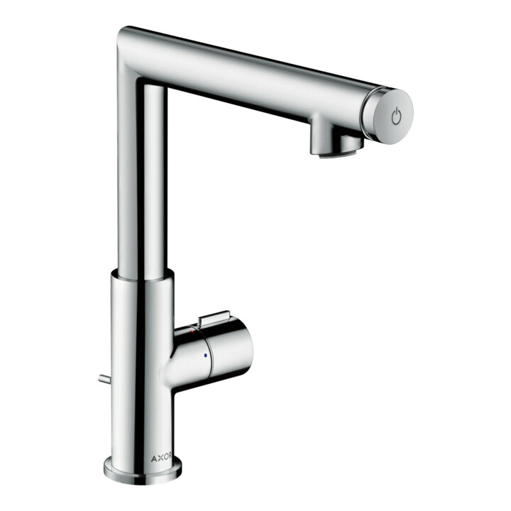 hansgrohe Waschtisch-Einhebelmischer 220 Axor Uno Sel. Ausl. 160mm, m Zugst.Abl.Gar., chrom