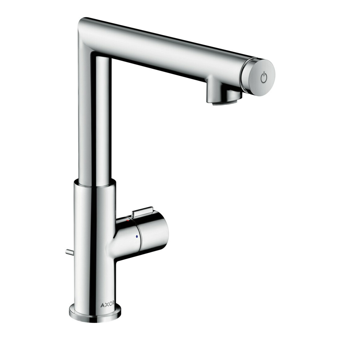 hansgrohe Waschtisch-Einhebelmischer 220 Axor Uno Sel. Ausl. 160mm, m Zugst.Abl.Gar., chrom