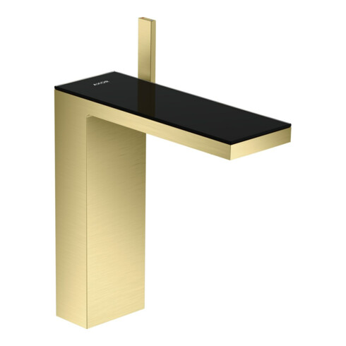 hansgrohe Waschtisch-Einhebelmischer 230 Axor MyEdition A 196mm, m Pus-Op-Abl, o. Pl., brush. br