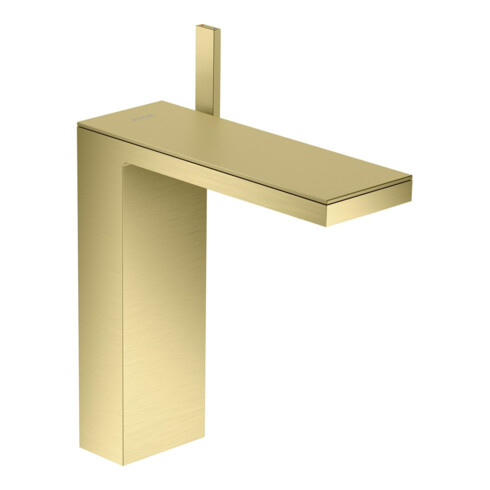hansgrohe Waschtisch-Einhebelmischer 230 Axor MyEdition A 196mm, m Pus-Op-Abl, o. Pl., brush. br