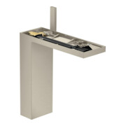 hansgrohe Waschtisch-Einhebelmischer 230 Axor MyEdition A 196mm, m Pus-Op-Abl, o Pl., brush. ni.
