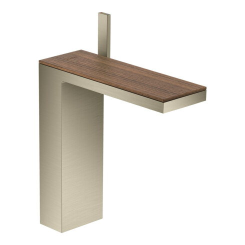 hansgrohe Waschtisch-Einhebelmischer 230 Axor MyEdition A 196mm, m Pus-Op-Abl, o Pl., brush. ni.