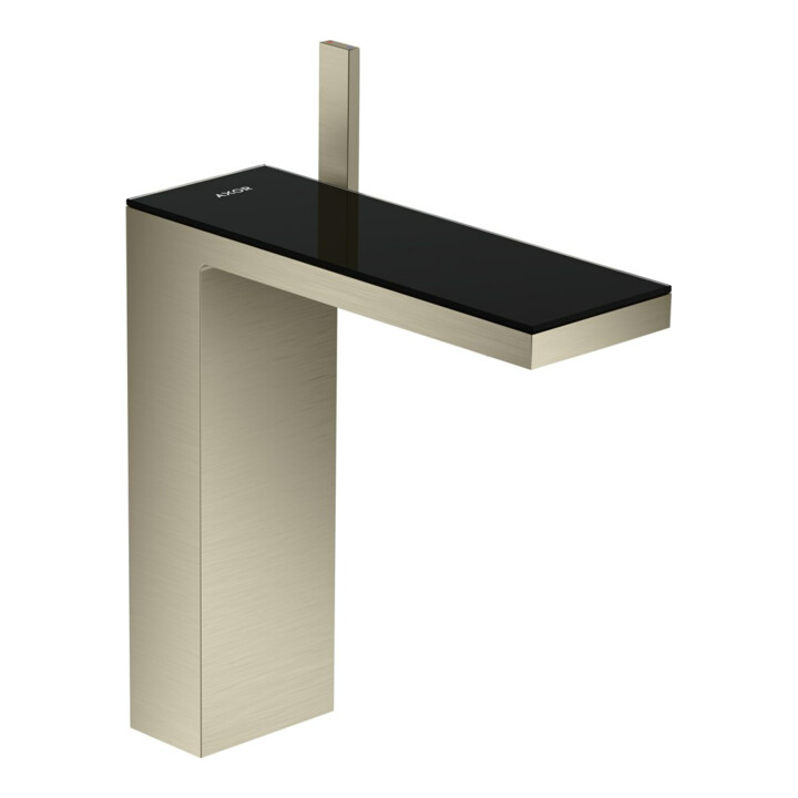 hansgrohe Waschtisch-Einhebelmischer 230 Axor MyEdition A 196mm, m Pus-Op-Abl, o Pl., brush. ni.