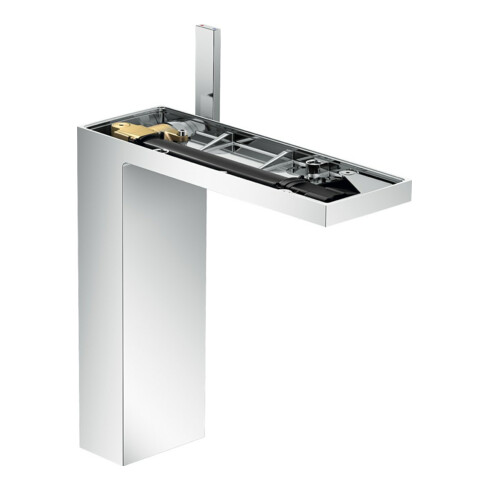 hansgrohe Waschtisch-Einhebelmischer 230 Axor MyEdition A 196mm, m Pus-Op-Abl, o. Pl., chr