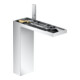 hansgrohe Waschtisch-Einhebelmischer 230 Axor MyEdition A 196mm, m Pus-Op-Abl, o. Pl., chr