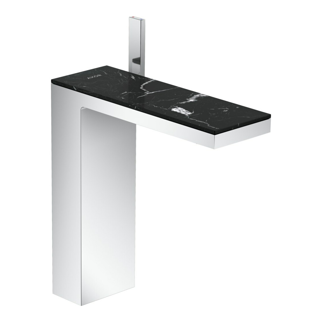 hansgrohe Waschtisch-Einhebelmischer 230 Axor MyEdition A 196mm, m Pus-Op-Abl, o. Pl., chr