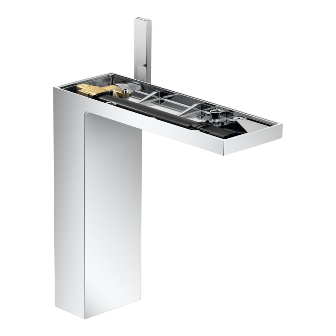 hansgrohe Waschtisch-Einhebelmischer 230 Axor MyEdition A 196mm, m Pus-Op-Abl, o. Pl., chr