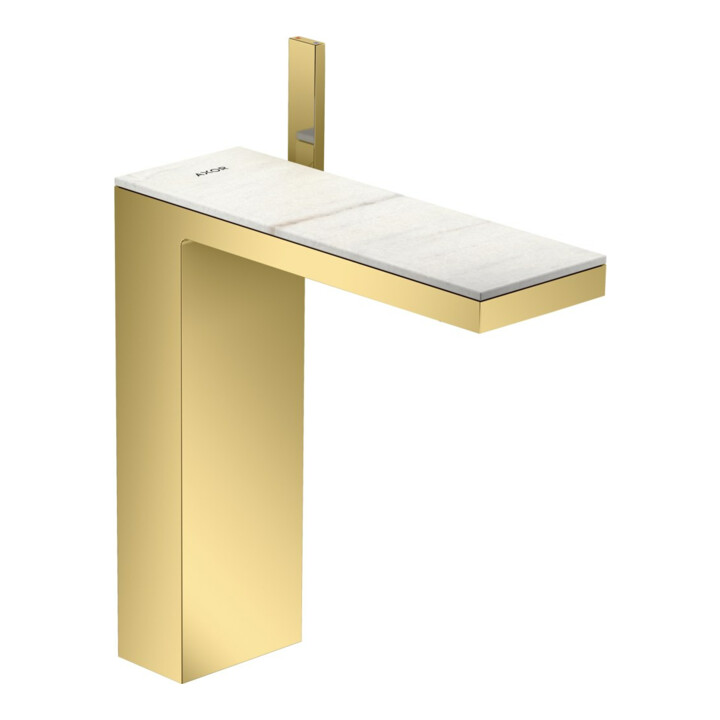 hansgrohe Waschtisch-Einhebelmischer 230 Axor MyEdition A 196mm, m Pus-Op-Abl, o Pl, po gol opt