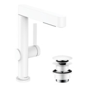 hansgrohe Waschtisch-Einhebelmischer 230 Finoris m Ausz-br 2jet, Pus-Op-Abl, m.-we-3