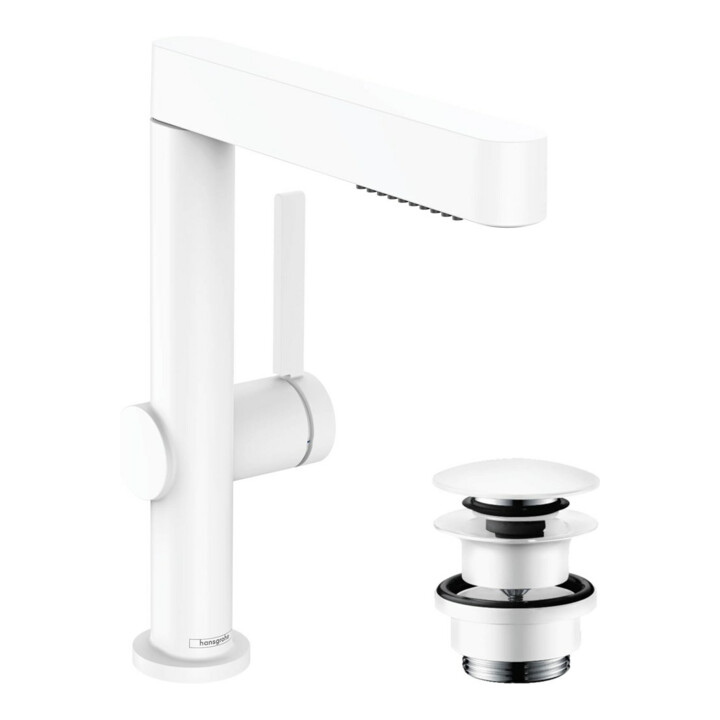 hansgrohe Waschtisch-Einhebelmischer 230 Finoris m Ausz-br 2jet, Pus-Op-Abl, m.-we