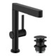 hansgrohe Waschtisch-Einhebelmischer 230 Finoris m Ausz-br 2jet, Pus-Op-Abl, sw ma-3