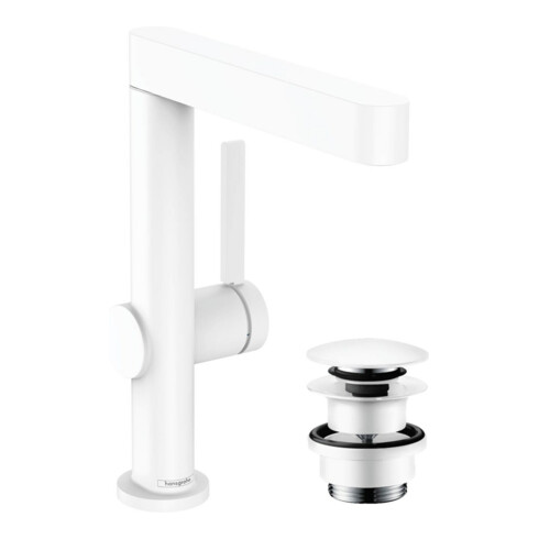 hansgrohe Waschtisch-Einhebelmischer 230 Finoris m Schwenka., Push-Open-Ablaufg., m.-we