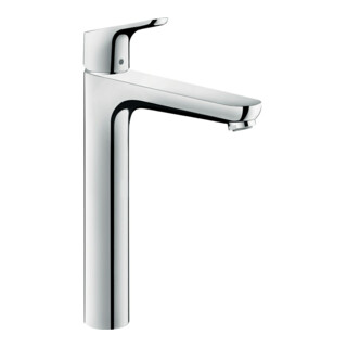 hansgrohe Waschtisch-Einhebelmischer 230 Focus mit Zugstangen-Ablaufgarnitur, chrom