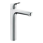 hansgrohe Waschtisch-Einhebelmischer 230 Focus mit Zugstangen-Ablaufgarnitur, chrom
