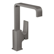 hansgrohe Waschtisch-Einhebelmischer 230 Metropol m HG, Pus-Op-Abl, A 165mm, brush. bla vc