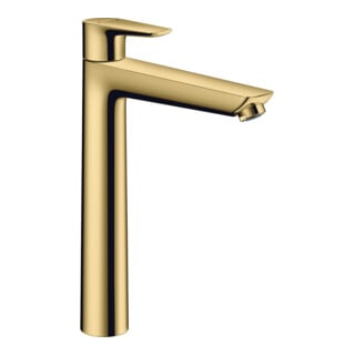 hansgrohe Waschtisch-Einhebelmischer 240 Talis E m Zugst.Abl.Gar., polished gold optic