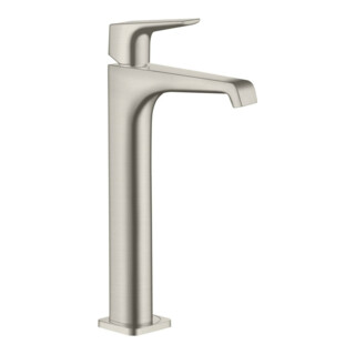 hansgrohe Waschtisch-Einhebelmischer 250 Axor Citterio E A 163mm, m HG, unver Abl., Edelstahl-Optik