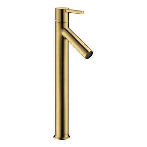 hansgrohe Waschtisch-Einhebelmischer 250 Axor Starck A 107mm, m HG, unver Abl., pol. gol opt