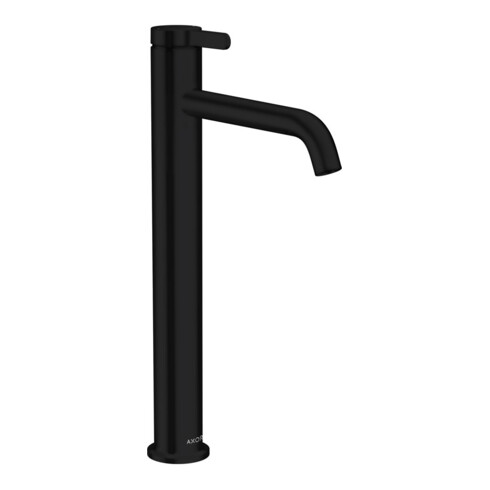 hansgrohe Waschtisch-Einhebelmischer 260 Axor One A 180mm, unverschließ Abl.garn, matt-sw
