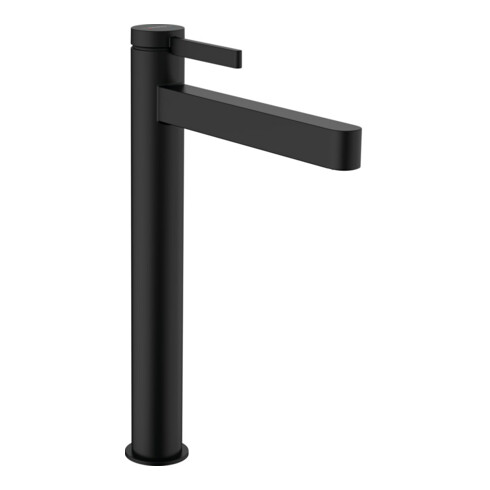 hansgrohe Waschtisch-Einhebelmischer 260 Finoris m Push-Open-Ablaufgarnitur, schwarz matt