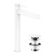 hansgrohe Waschtisch-Einhebelmischer 260 Finoris mit Push-Open-Ablaufgarnitur, mattweiß-3