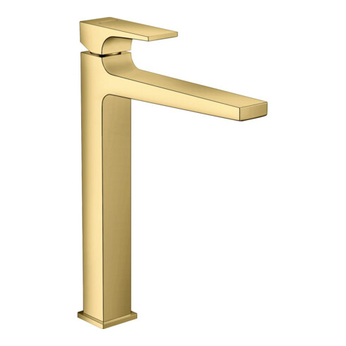 hansgrohe Waschtisch-Einhebelmischer 260 Metropol m HG, Pus-Op-Abl, A 204mm, pol. gol opt