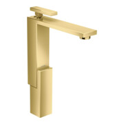 hansgrohe Waschtisch-Einhebelmischer 280 Axor Edge Ausladung 180mm, polished gold optic