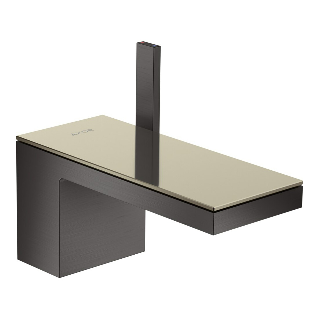 hansgrohe Waschtisch-Einhebelmischer 70 Axor MyEdition A 151mm, m Pus-Op-Abl, o Pl, b bla vc