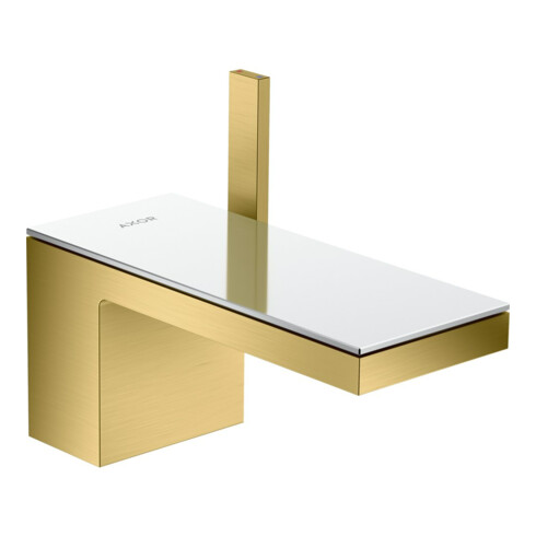 hansgrohe Waschtisch-Einhebelmischer 70 Axor MyEdition A 151mm, m Pus-Op-Abl, o Pl, b gol opt