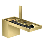 hansgrohe Waschtisch-Einhebelmischer 70 Axor MyEdition A 151mm, m Pus-Op-Abl, o. Pl., brush. br