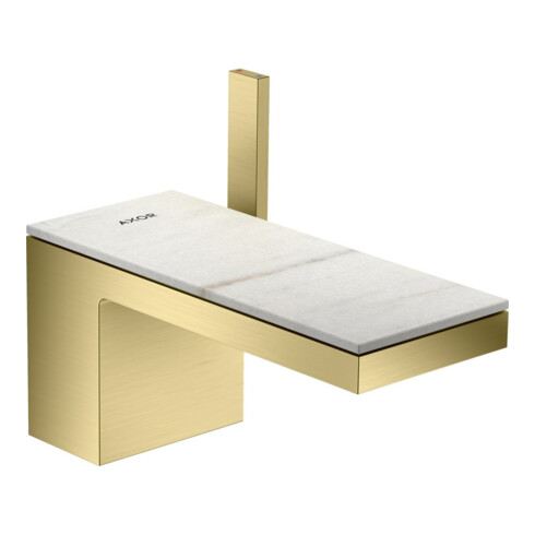 hansgrohe Waschtisch-Einhebelmischer 70 Axor MyEdition A 151mm, m Pus-Op-Abl, o. Pl., brush. br