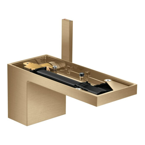 hansgrohe Waschtisch-Einhebelmischer 70 Axor MyEdition A 151mm, m Pus-Op-Abl, o Pl, brush. bron