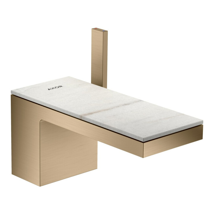 hansgrohe Waschtisch-Einhebelmischer 70 Axor MyEdition A 151mm, m Pus-Op-Abl, o Pl, brush. bron