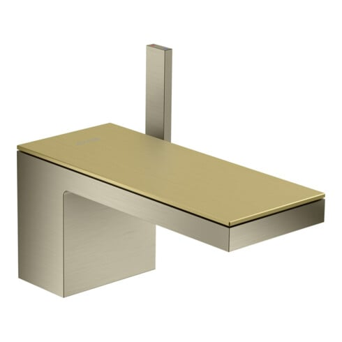 hansgrohe Waschtisch-Einhebelmischer 70 Axor MyEdition A 151mm, m Pus-Op-Abl, o Pl., brush. ni.
