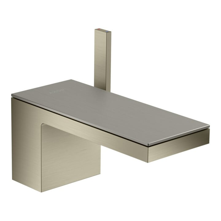 hansgrohe Waschtisch-Einhebelmischer 70 Axor MyEdition A 151mm, m Pus-Op-Abl, o Pl., brush. ni.