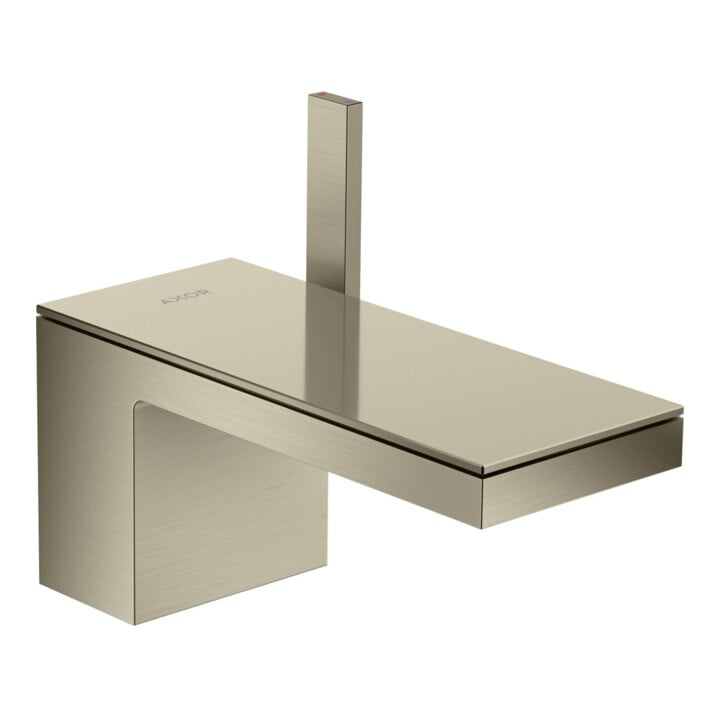 hansgrohe Waschtisch-Einhebelmischer 70 Axor MyEdition A 151mm, m Pus-Op-Abl, o Pl., brush. ni.