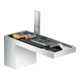 hansgrohe Waschtisch-Einhebelmischer 70 Axor MyEdition A 151mm, m Pus-Op-Abl, o. Pl., chr-1