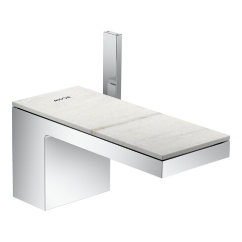 hansgrohe Waschtisch-Einhebelmischer 70 Axor MyEdition A 151mm, m Pus-Op-Abl, o. Pl., chr
