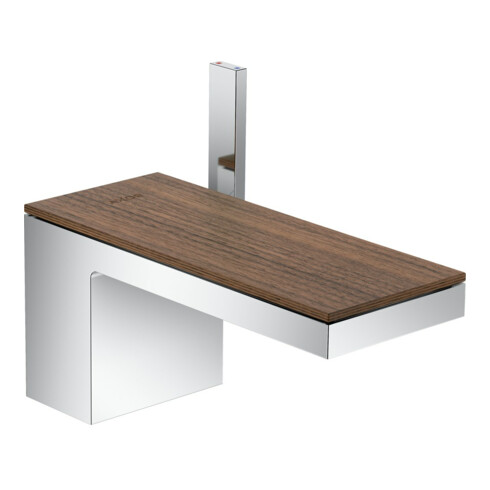 hansgrohe Waschtisch-Einhebelmischer 70 Axor MyEdition A 151mm, m Pus-Op-Abl, o. Pl., chr