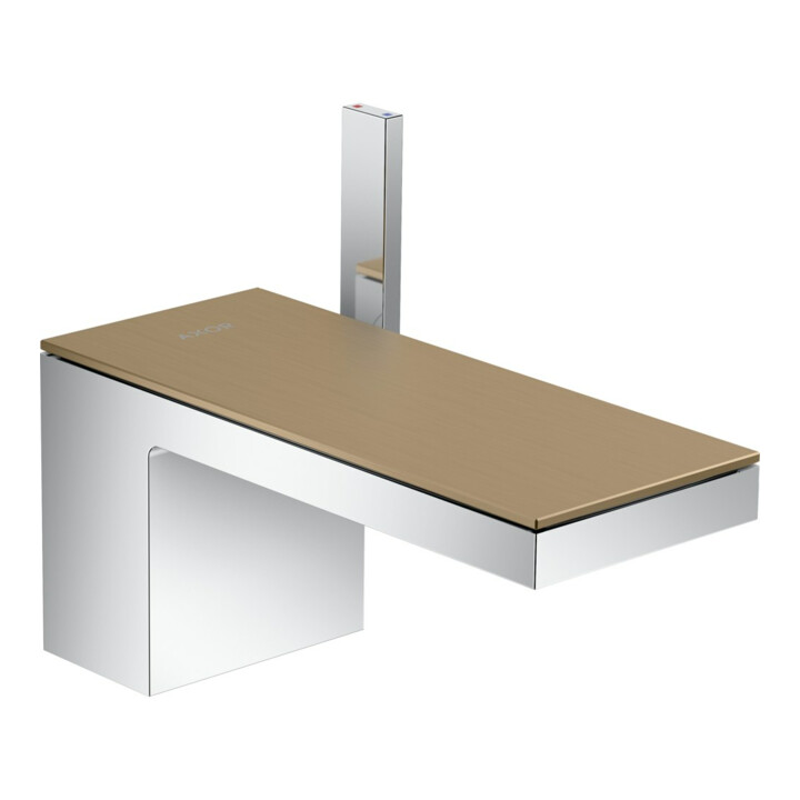 hansgrohe Waschtisch-Einhebelmischer 70 Axor MyEdition A 151mm, m Pus-Op-Abl, o. Pl., chr