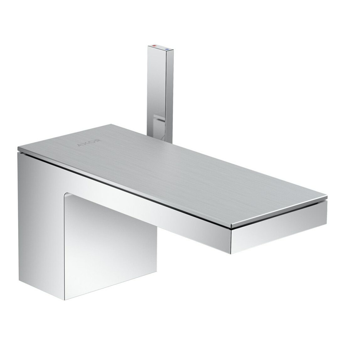 hansgrohe Waschtisch-Einhebelmischer 70 Axor MyEdition A 151mm, m Pus-Op-Abl, o. Pl., chr